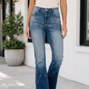 Sail Blue Size 8 Hadlee Detail Flare Leg Jeans