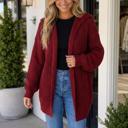 Red Dahlia Large Haidyn Knit Oversized Front Sweater