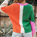  Hailey Textured Knit Drop Shoulder Loose Fit Sweater