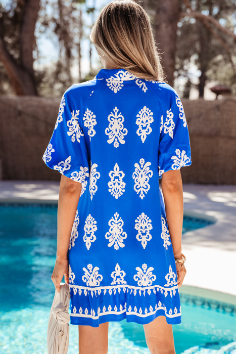 Halle Puff Sleeve Mini Dress