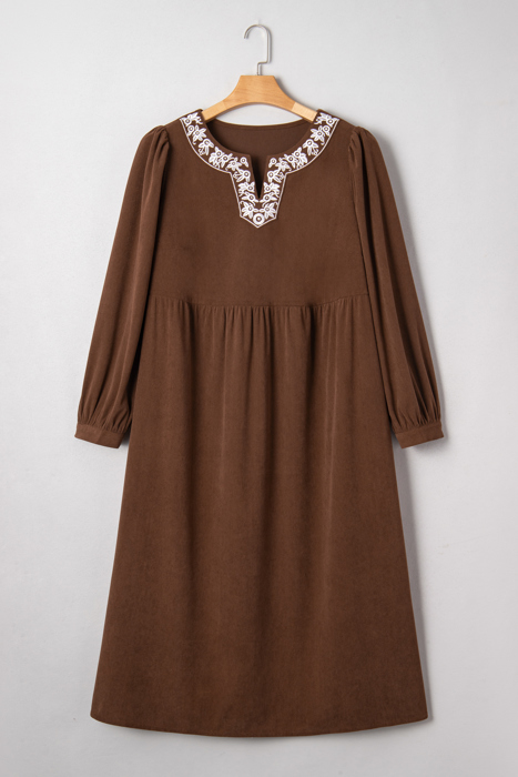 Hallie High Waist Midi PLUS Dress