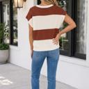  Hallie Short Sleeve Loose Sweater
