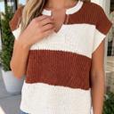  Hallie Short Sleeve Loose Sweater