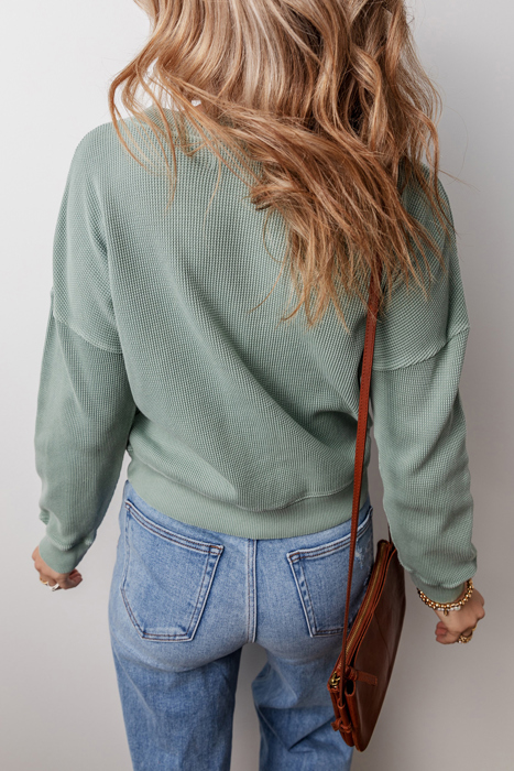 Halo Knit Drop Shoulder Top