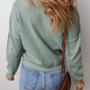 Halo Knit Drop Shoulder Top