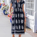  Halo Short Sleeve Midi Dress