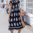  Halo Short Sleeve Midi Dress