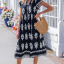  Halo Short Sleeve Midi Dress