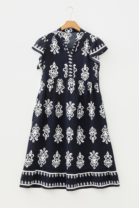Halo Short Sleeve Midi Dress