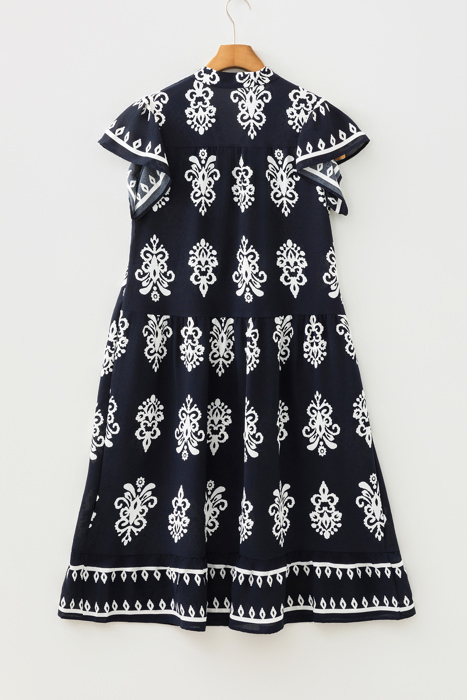 Halo Short Sleeve Midi Dress