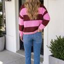  Hana Fit Knit Sweater Long Sleeve Top