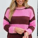  Hana Fit Knit Sweater Long Sleeve Top
