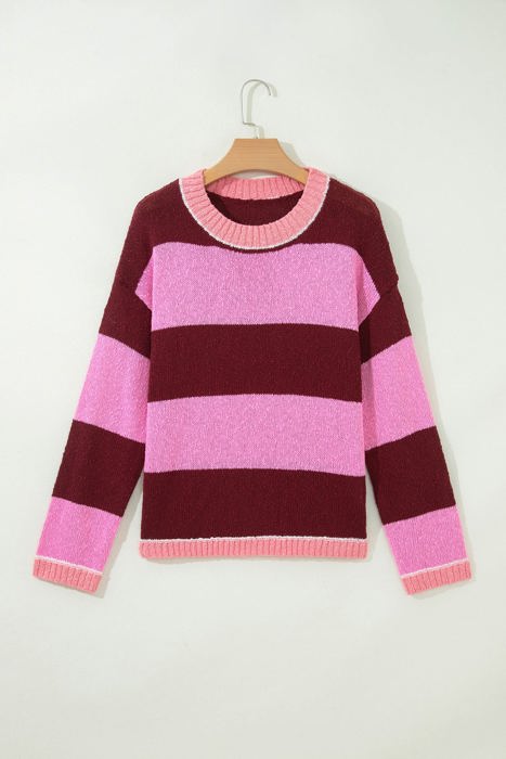 Hana Fit Knit Sweater Long Sleeve Top