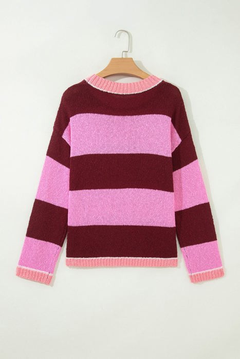 Hana Fit Knit Sweater Long Sleeve Top