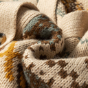  Hana Pattern Knitted Cardigan Sweater