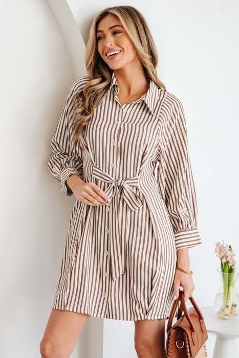 Hanna Sleeve Down Mini Shirt