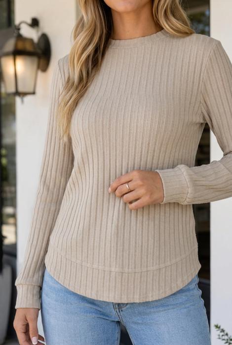Harlee Knit Top Long Sleeve Top