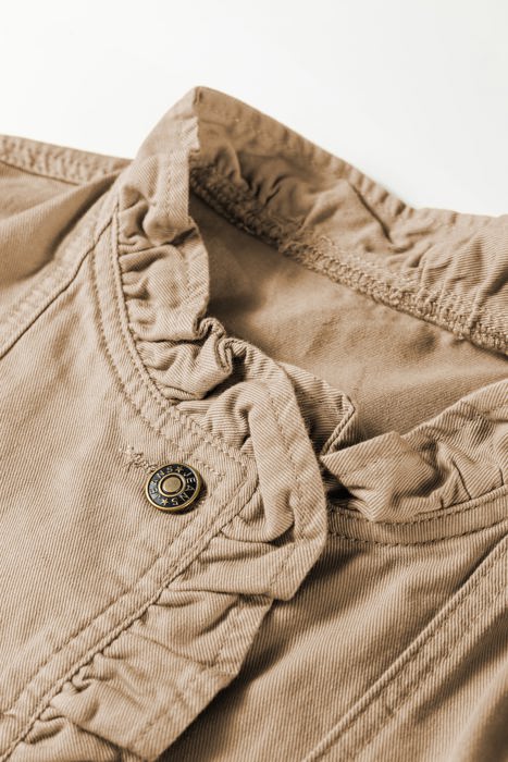 Harlee Ruffled Patchwork Jacket