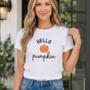  Harlee Sleeve Hello Pumpkin T-Shirt