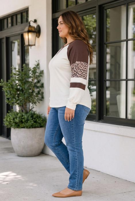 Harleigh Long Sleeve Blouse Long Sleeve PLUS Top