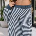  Harmonee Shoulder Cozy Sweater