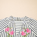  Harmoni Detail Short Sleeve Blouse