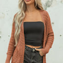  Harmoni Knit Open Front Cardigan