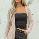  Harmoni Knit Open Front Cardigan