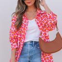  Harmoni Printed Up Loose Shirt
