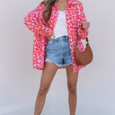  Harmoni Printed Up Loose Shirt
