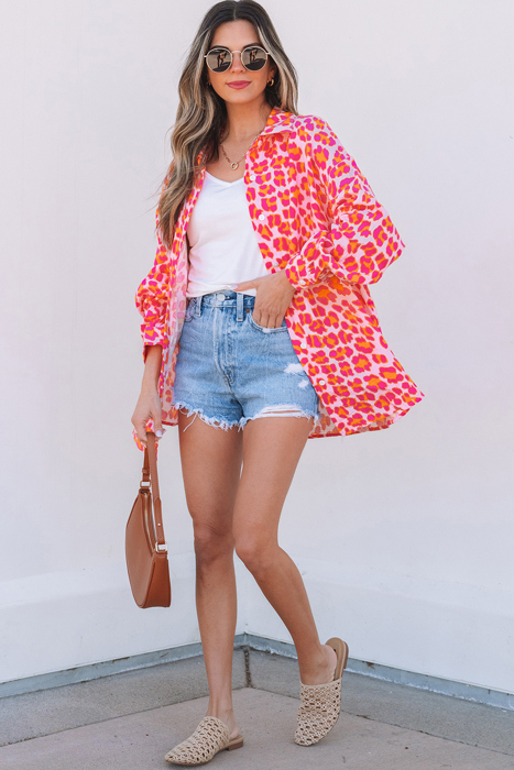 Harmoni Printed Up Loose Shirt