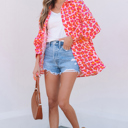  Harmoni Printed Up Loose Shirt