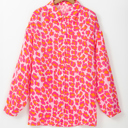  Harmoni Printed Up Loose Shirt