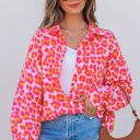 Rose Small Harmoni Printed Up Loose Shirt