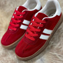  Harper Lace Up Flat Shoes