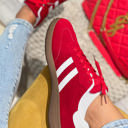  Harper Lace Up Flat Shoes