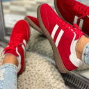  Harper Lace Up Flat Shoes