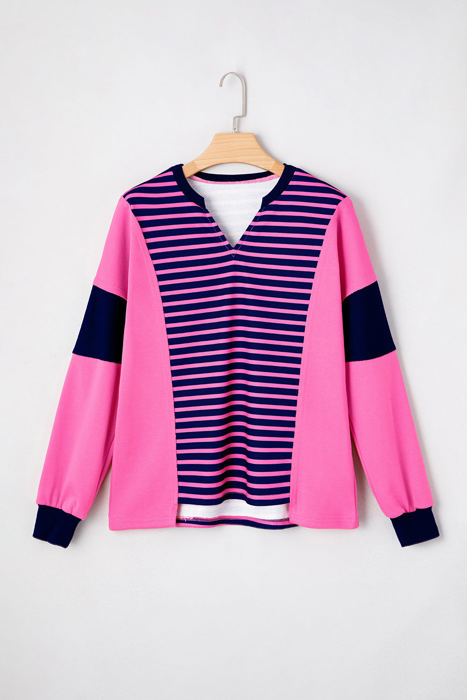 Haven Stripe Loose Fit Long Sleeve Top