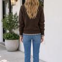  Haydyn Ruffle Trim Pullover Sweater