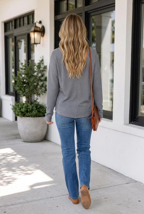 Haylee Knit Top Long Sleeve Top