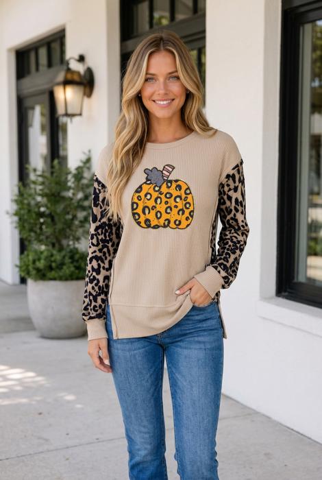 Hazel Graphic Western Pullover Top