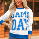  Heaven Striped Detail Baggy Sweatshirt