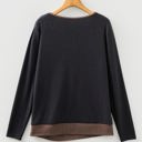  Heaven Trim Decor Long Sleeve Top