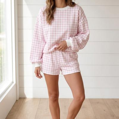 Heidi Pullover Drawstring Casual Shorts Set