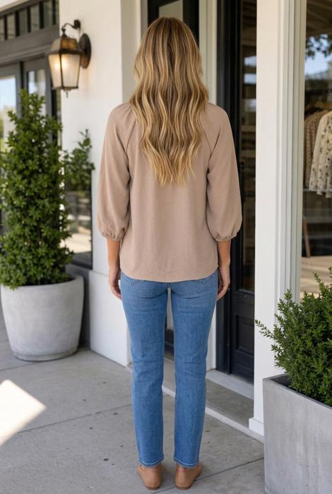 Helenia Quarter Sleeve Blouse