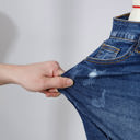  Holland Hem Distressed Whiskery Shorts