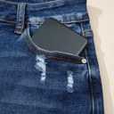  Holland Hem Distressed Whiskery Shorts