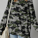 Green Large Honey Patchwork Drop Shoulder Sweatshirt