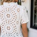  Ila Hollow Out Blouse
