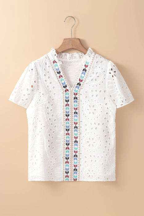 Ila Hollow Out Blouse